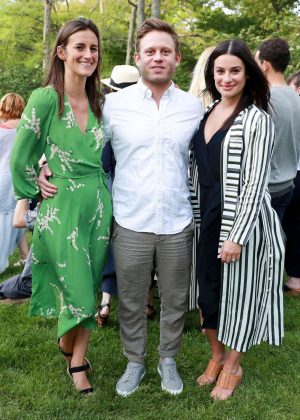 Lea Michele - Salon on the Lawn in the East Hamptons of New York