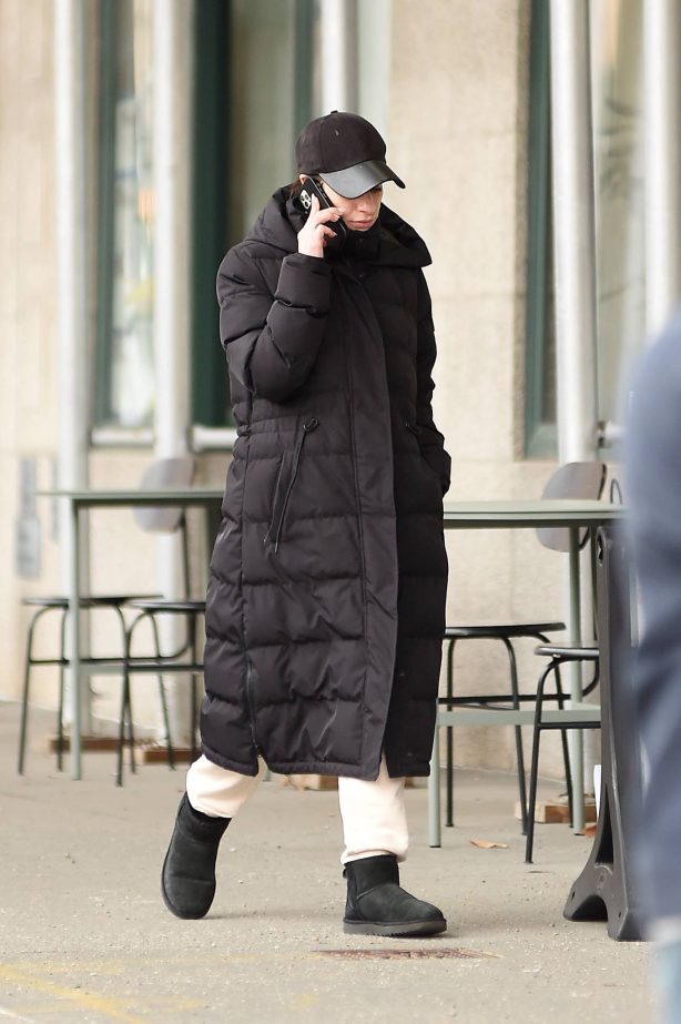 Lea Michele - Seen on a stroll in New York