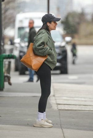 Lea Michele - Seen while out in New York