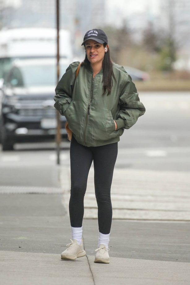 Lea Michele - Seen while out in New York