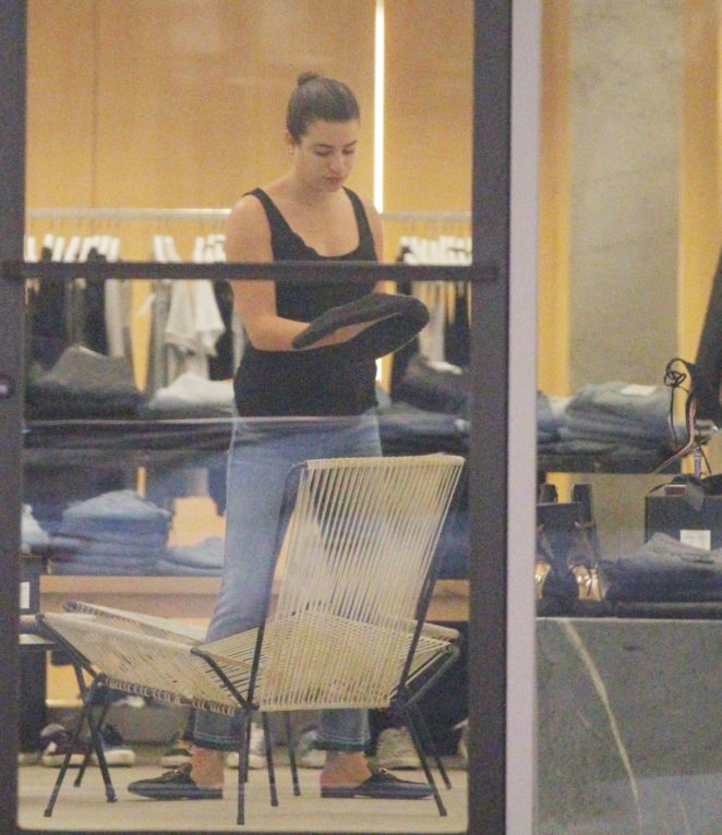 Lea Michele - Shopping in Beverly Hills