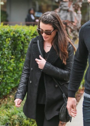 Lea Michele With Her Boyfriend Out in West Hollywood