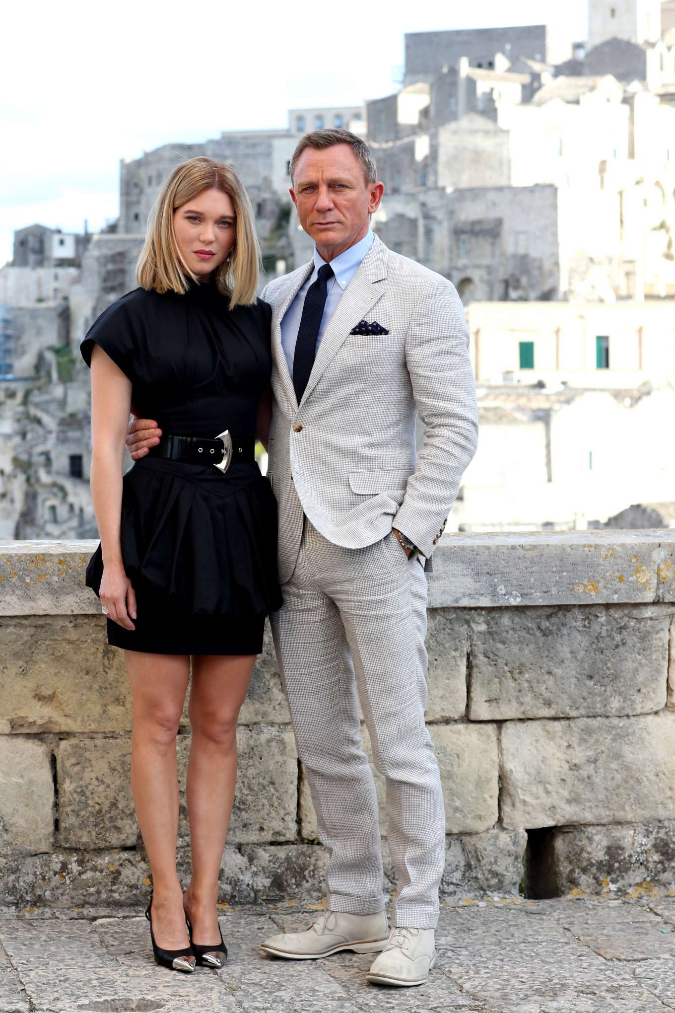 Lea Seydoux and Daniel Craig on location in Italy for the up-coming James B...
