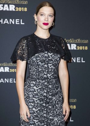 Lea Seydoux - Cesar Revelations 2018 at Le Petit Palais in Paris