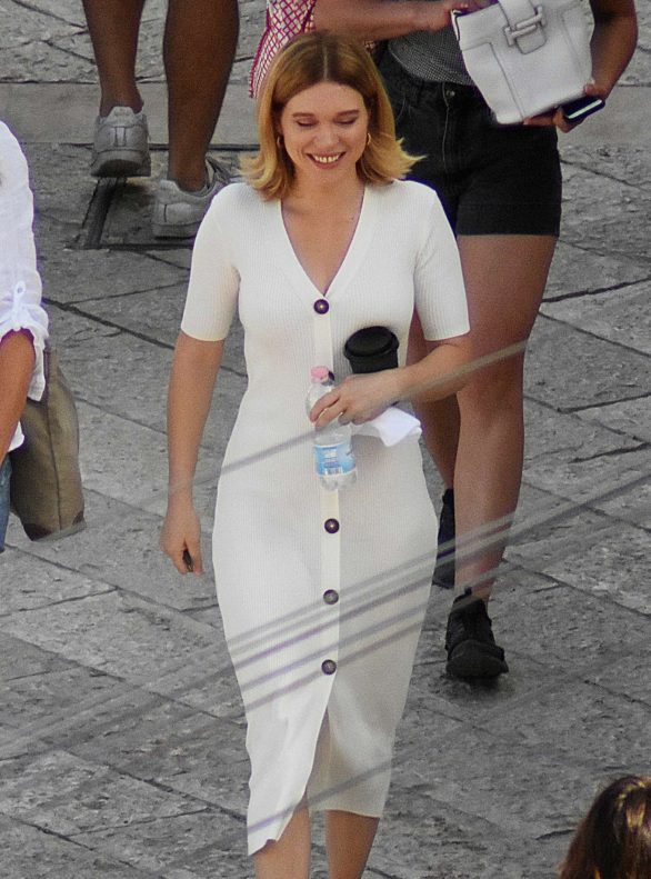 Lea Seydoux - Filming new James Bond 007 film 'No Time To Die' in Italy