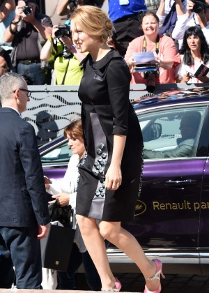 Lea Seydoux in Black Mini Dress -05 – GotCeleb