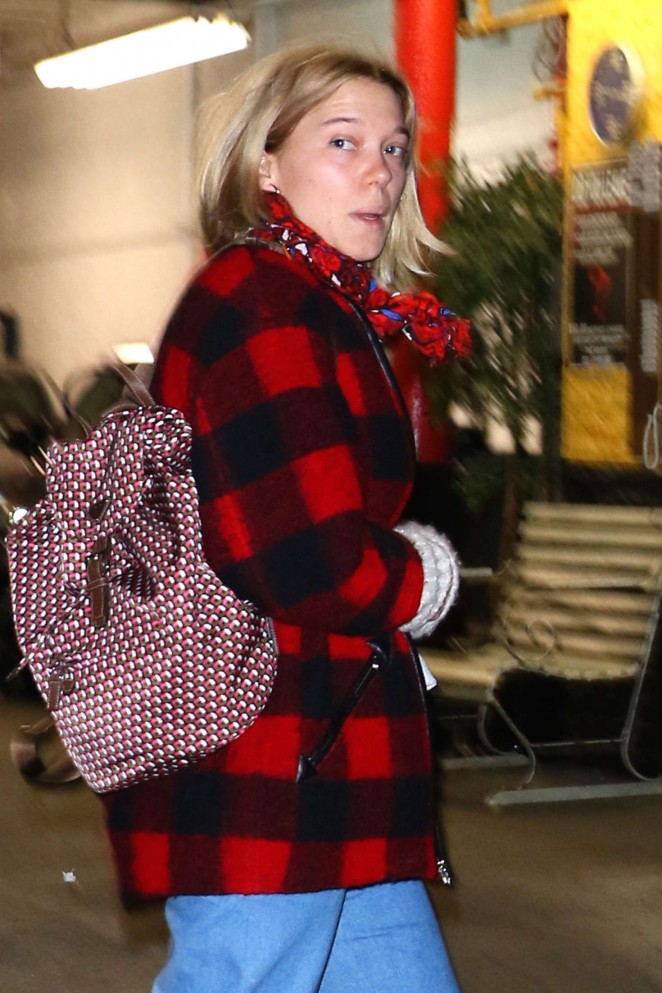 Lea Seydoux out in New York