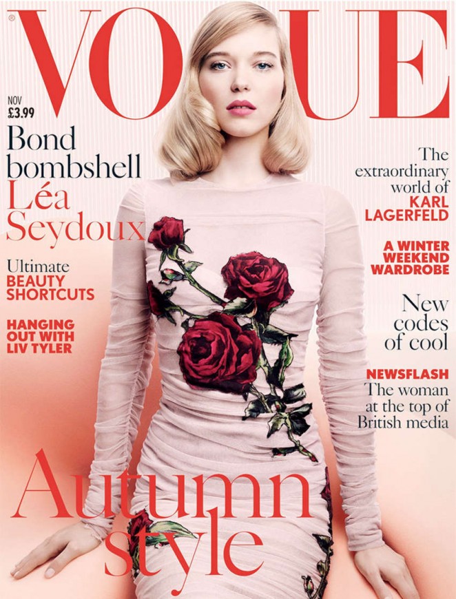Lea Seydoux - Vogue UK Cover (November 2015)