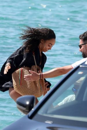 Leigh Anne Pinnock and Andre Gray - Spotted in Mykonos