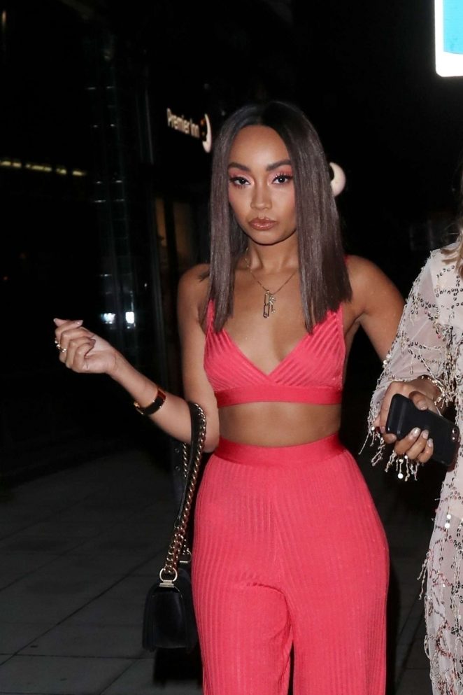 Leigh-Anne Pinnock - Arriving at her sister's private birthday party in London