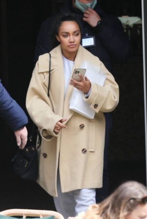 Leigh-Anne Pinnock - Promoting their new Little Mix single in London