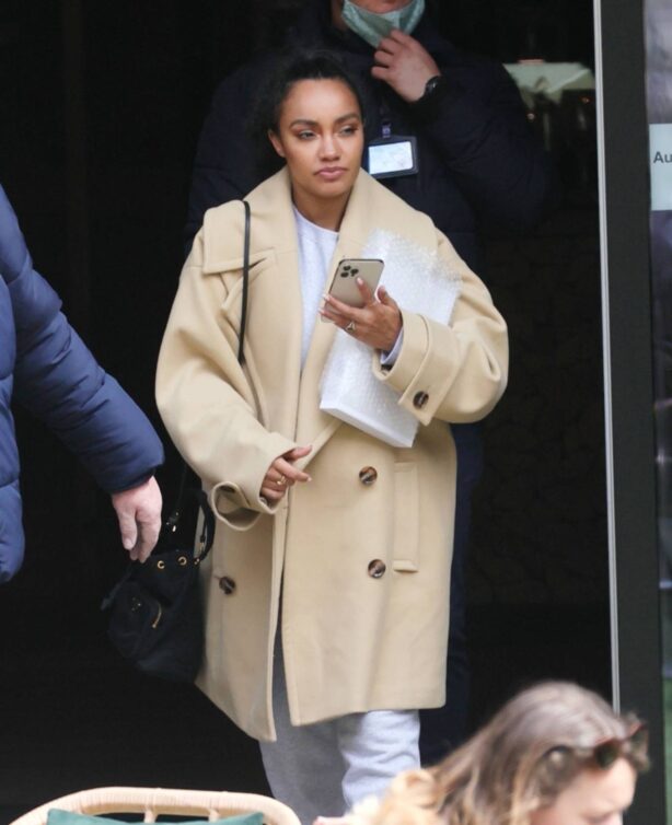 Leigh-Anne Pinnock - Promoting their new Little Mix single in London