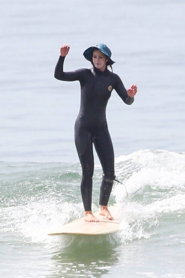 Leighton Meester - On a surf session in Malibu