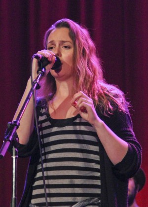 Leighton Meester - Performs at Rio Theatre On Broadway in Vancouver