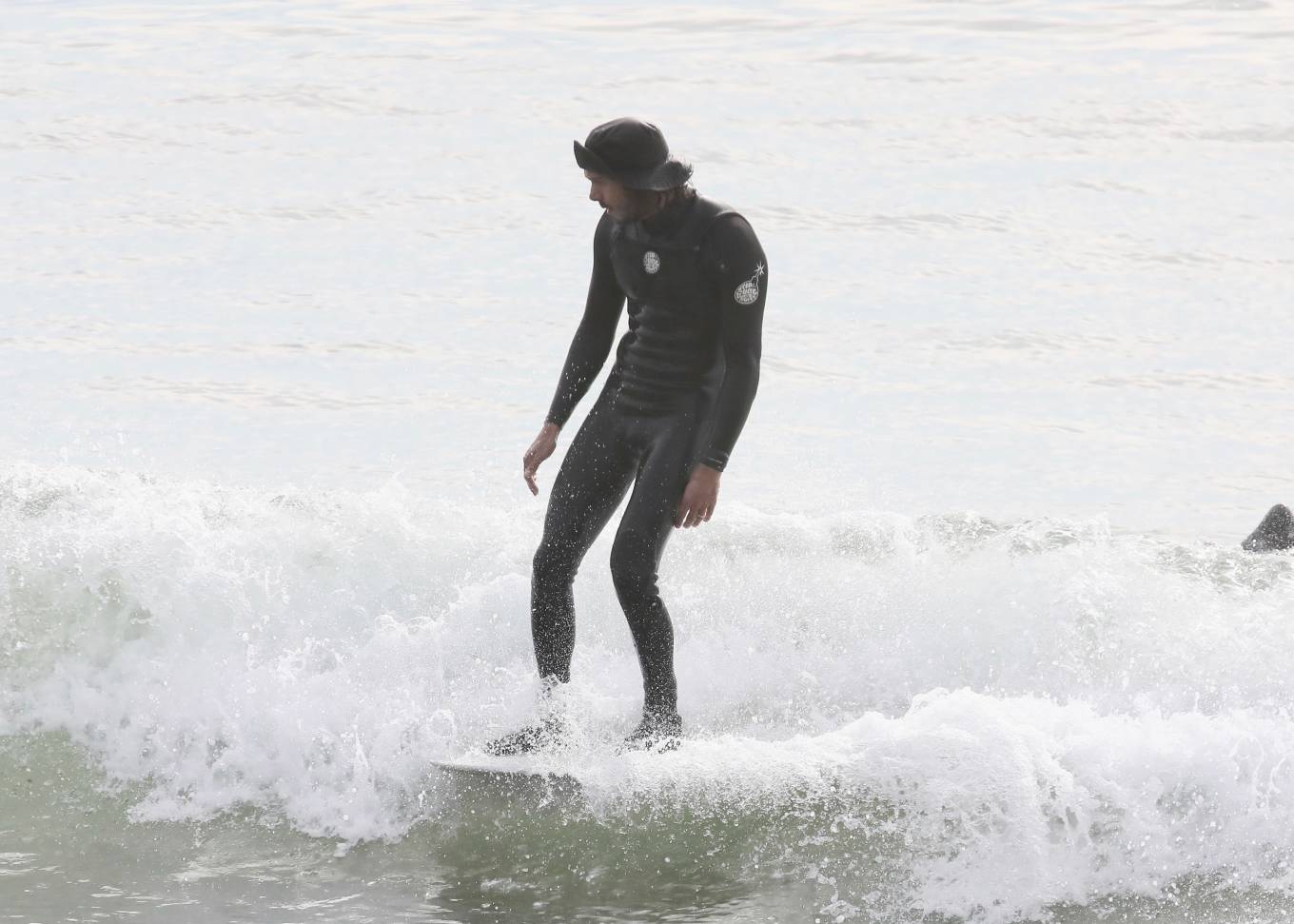 Leighton Meester – Surf session with her husband in Malibu