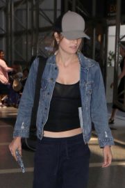 Leila George - Arrives at LAX International Airport in LA