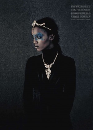 Leila Ndabirabe: Vogue Italy 2015 -10 | GotCeleb