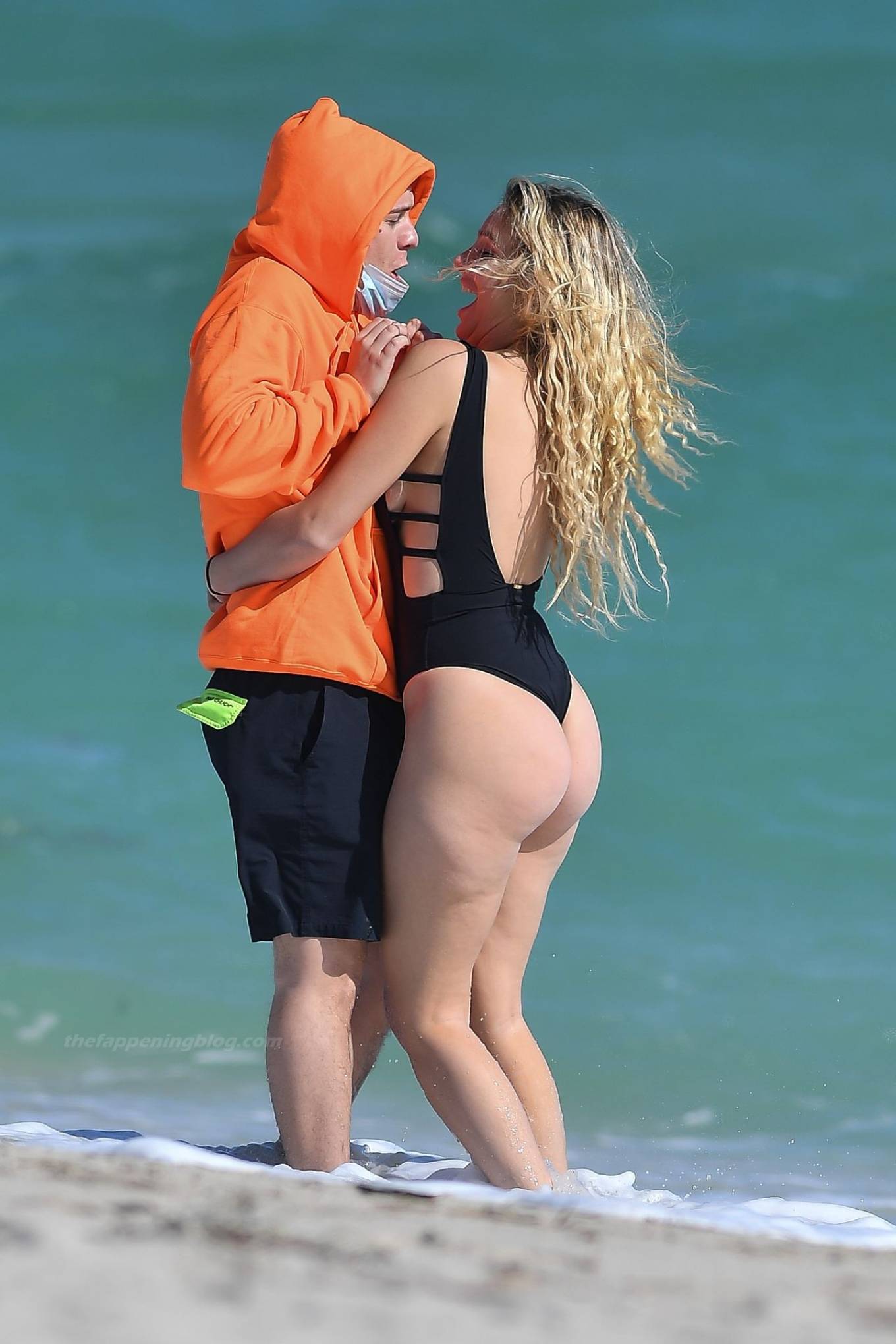 Lele Pons - In a bikini at a Beach in Miami - adds. 