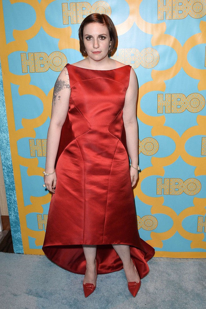 Lena Dunham - HBO Golden Globes 2015 Party