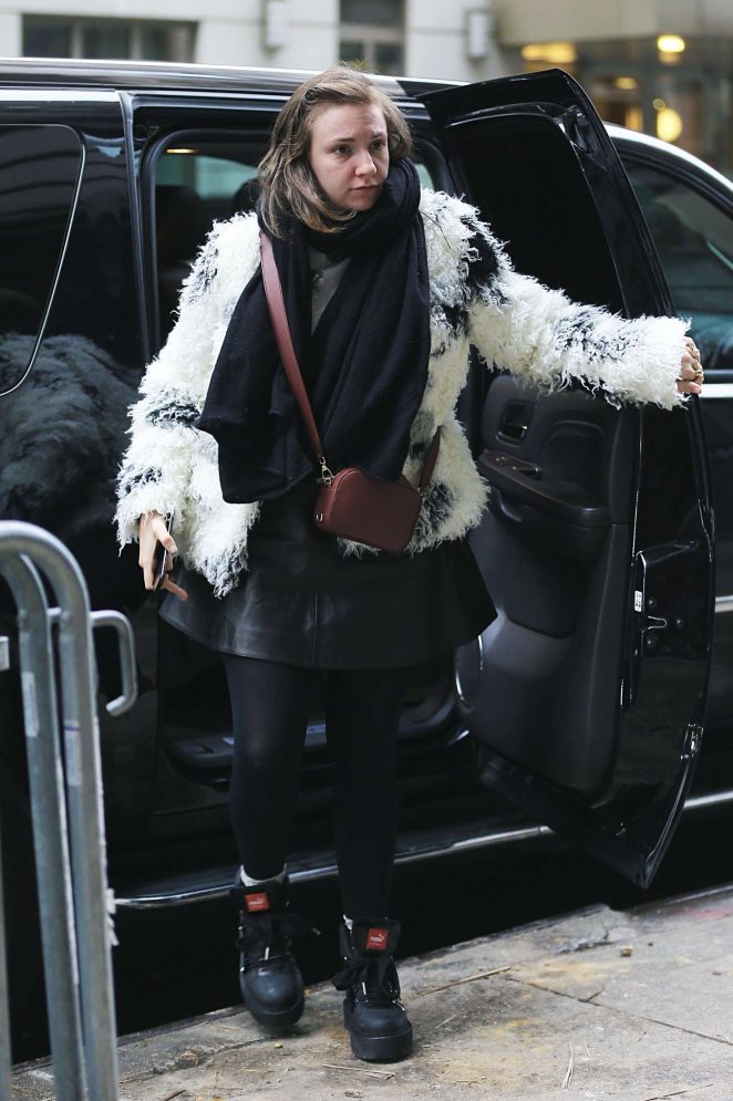 Lena Dunham is out and about in New York City