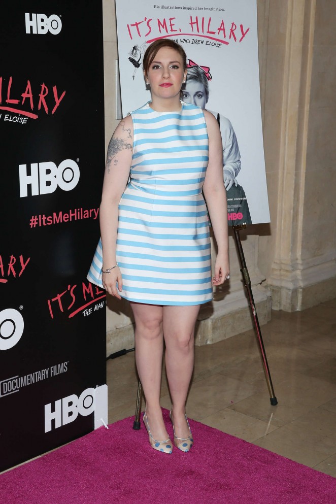 Lena Dunham - "It's Me, Hilary: The Man Who Drew Eloise" Screening in NYC