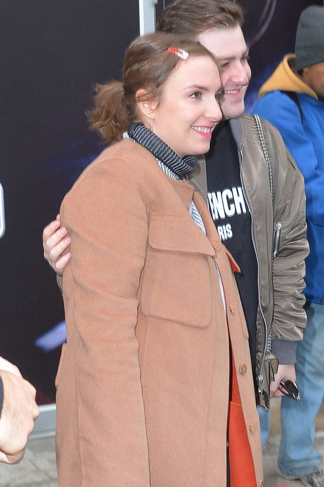 Lena Dunham Leaving Reebok Panel in NYC