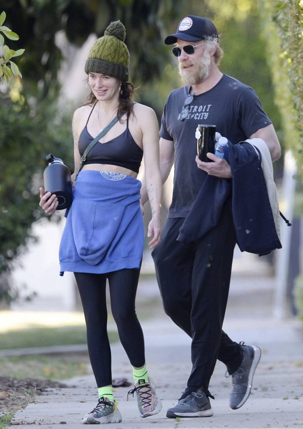Lena Headey - Seen leaving a gym in Hollywood