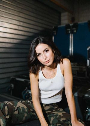 Lena Meyer Landrut - Backstage Photoshoot at 'The Dome 2018' in Oberhausen