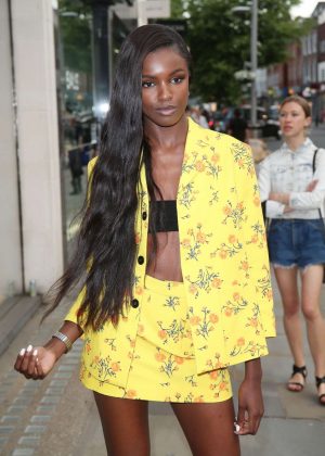 Leomie Anderson - Celebrates Her Campaign Launch With Nike in London