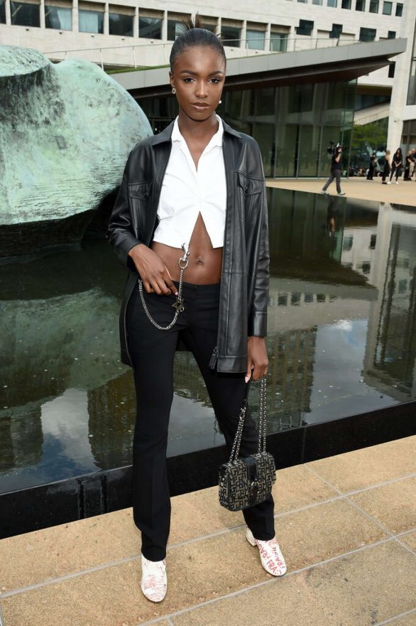 Leomie Anderson - Longchamp Fashion Show in NYC