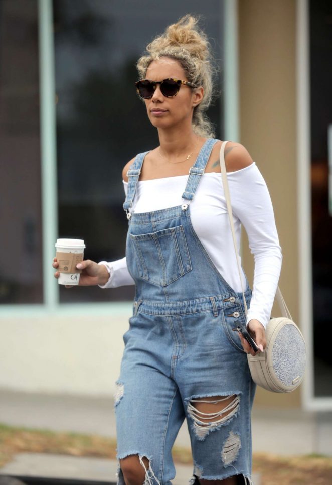 Leona Lewis out shopping in Los Angeles