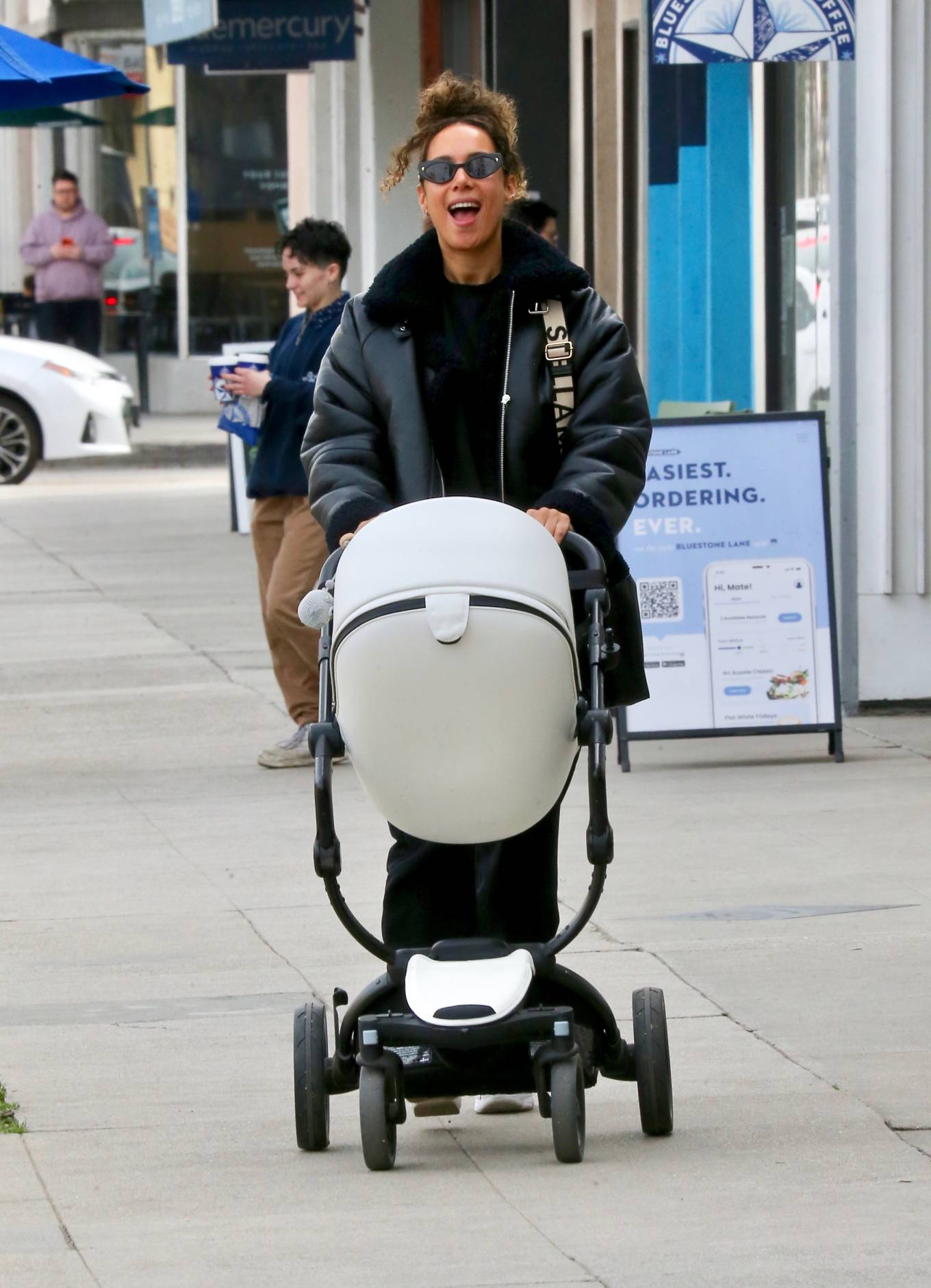 Leona Lewis - Shopping candids with her daughter in Los Angeles