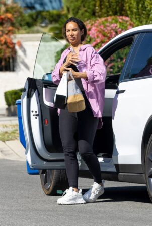 Leona Lewis - Visiting a friend in Los Angeles