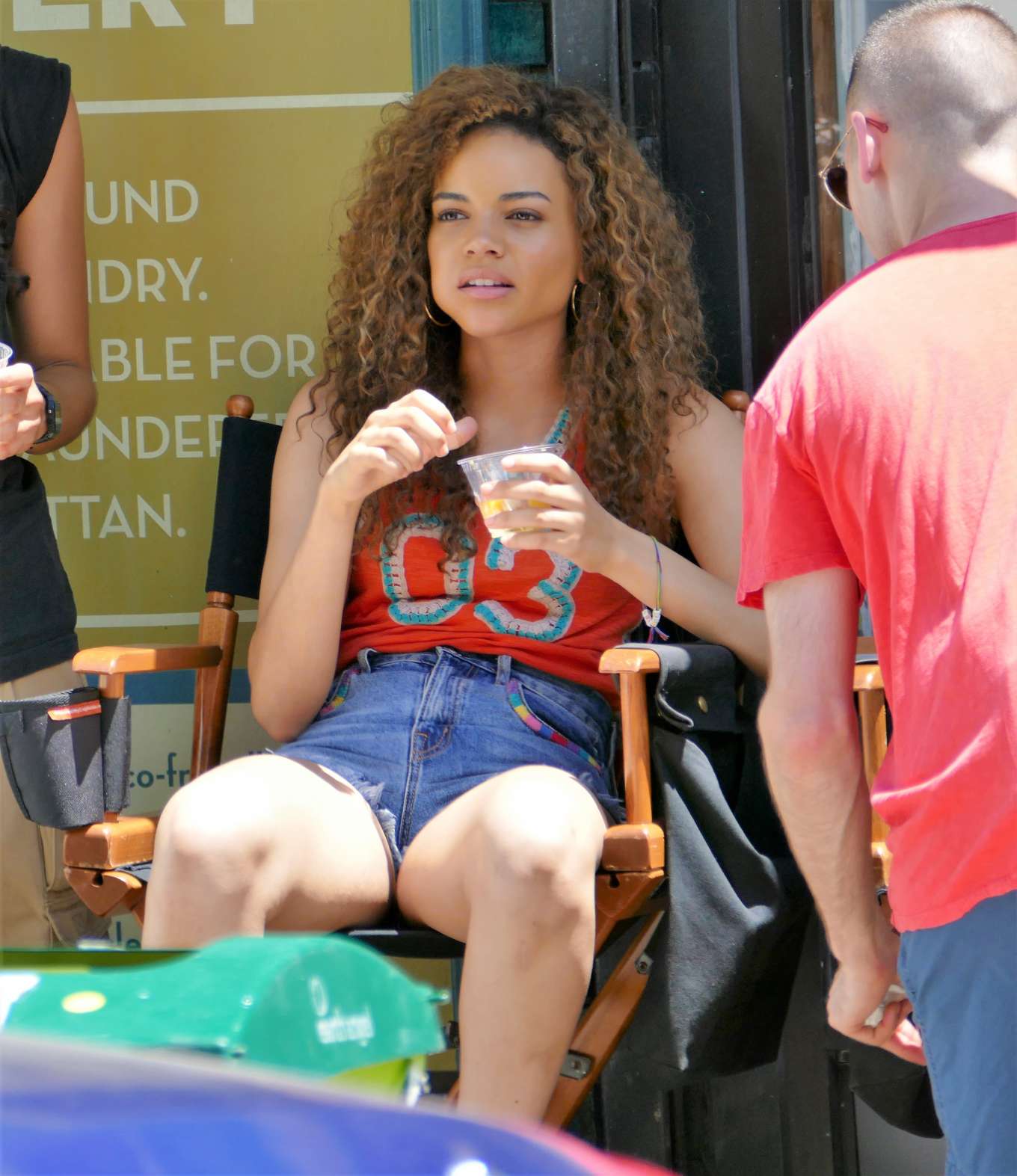 Leslie Grace - On the set of In The Heights-10 | GotCeleb