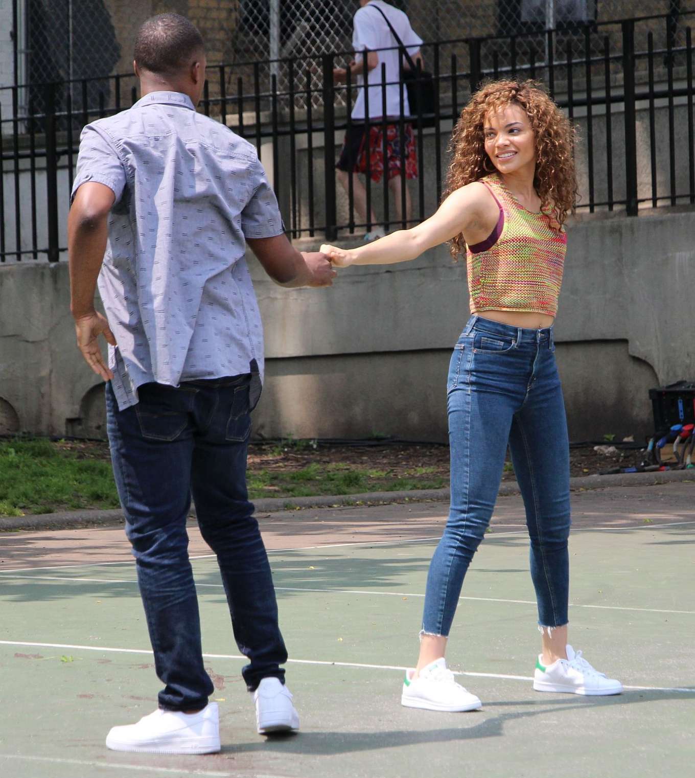 Leslie Grace on the set of In The Heights-16 | GotCeleb