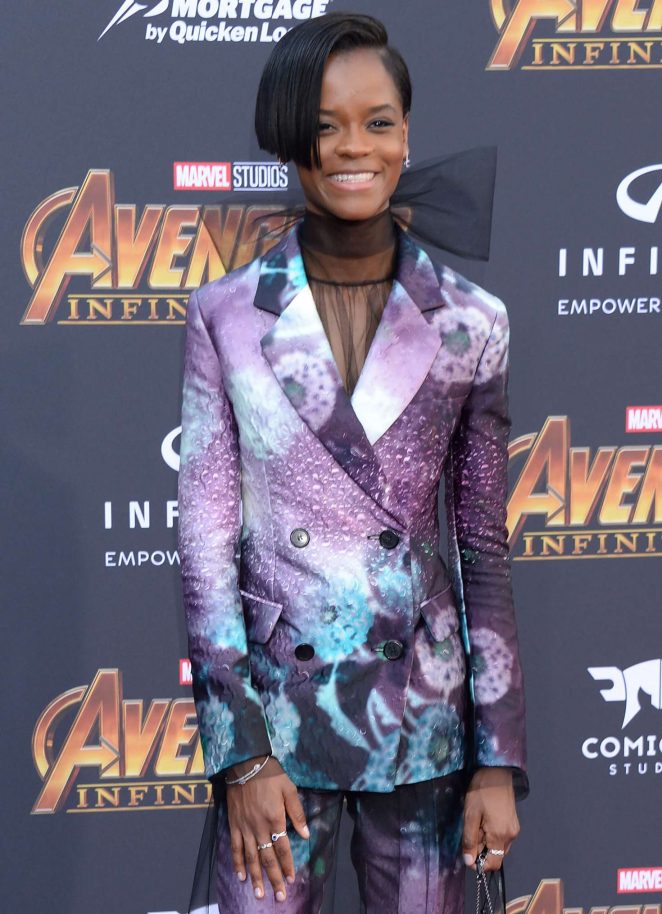 Letitia Wright - 'Avengers: Infinity War' Premiere in Los Angeles