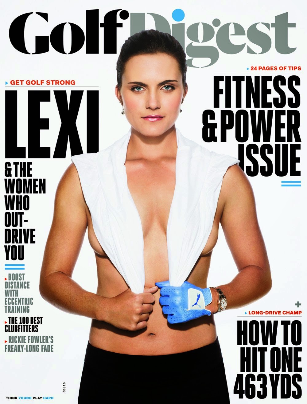 Lexi Thompson - Golf Digest Magazine (May 2015) .