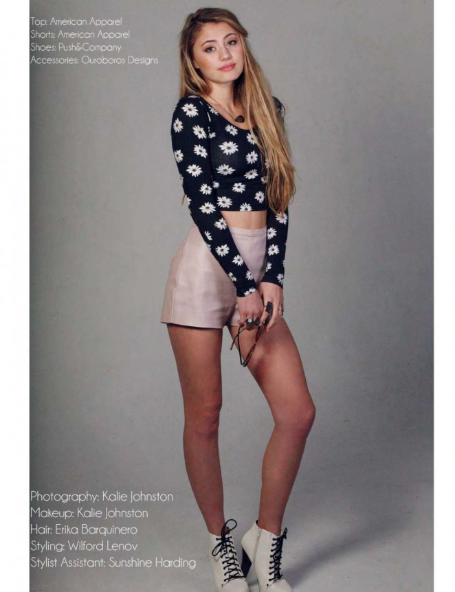 Lia Marie Johnson - Afterglow Magazine (January 2015)