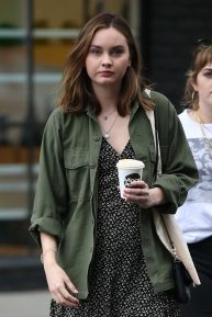 Liana Liberato - Grabs coffee in West Hollywood