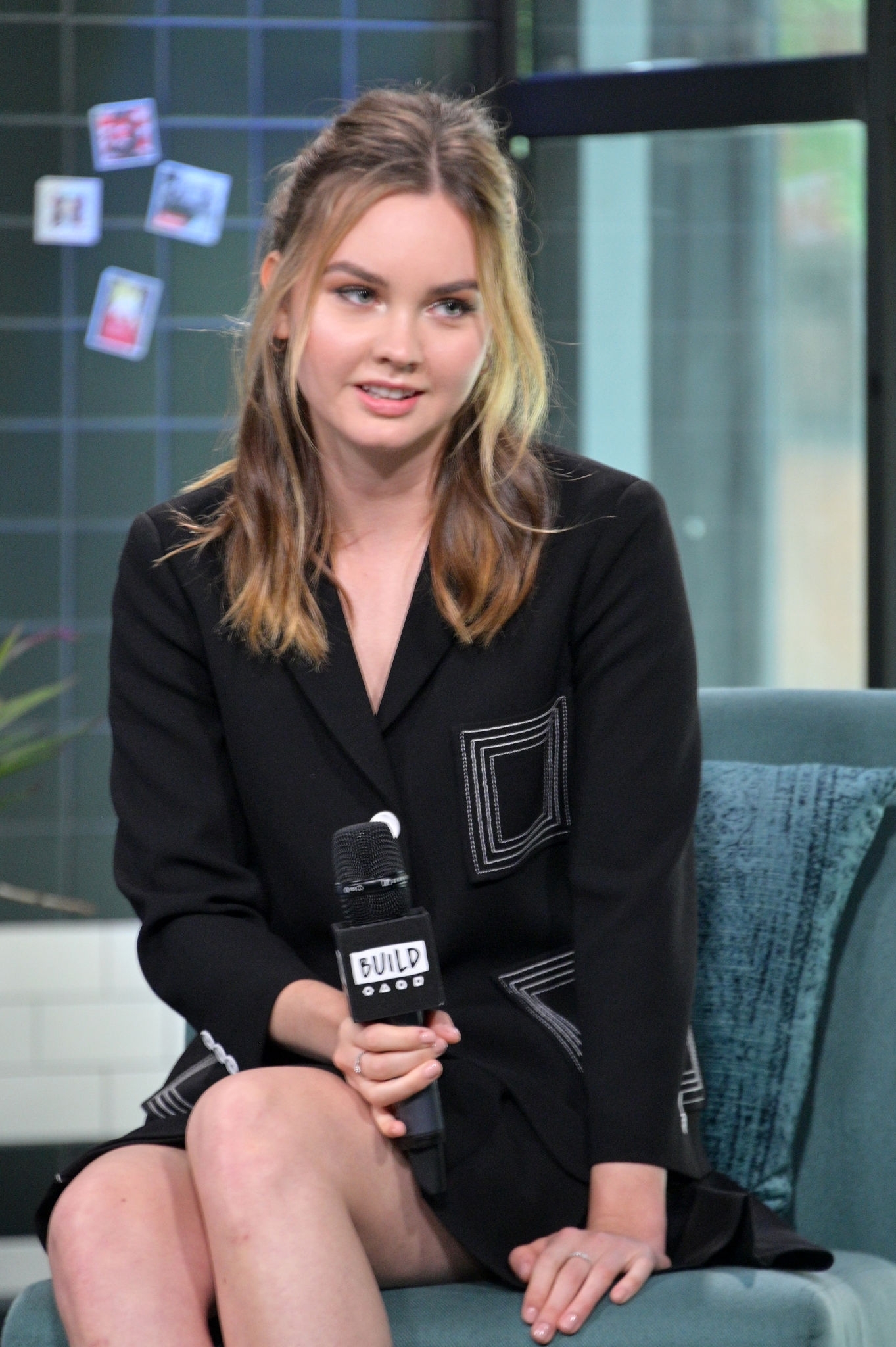 Liana Liberato â€“ Visit Build To Discuss The Series â€˜Light As A Featherâ€™ In NYC