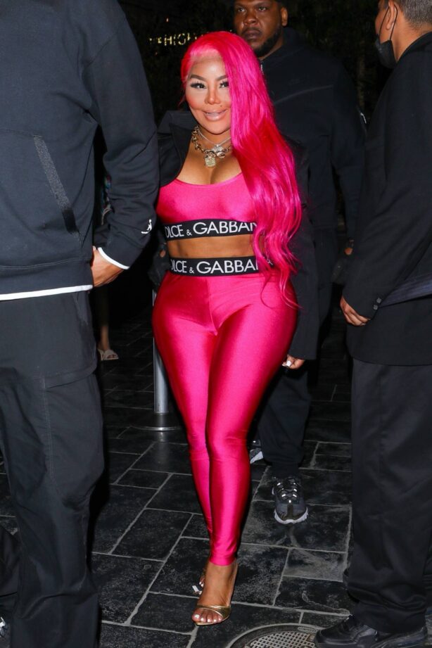Lil' Kim - In pink aesthetic at Megan thee Stallions BET after party in Los Angeles