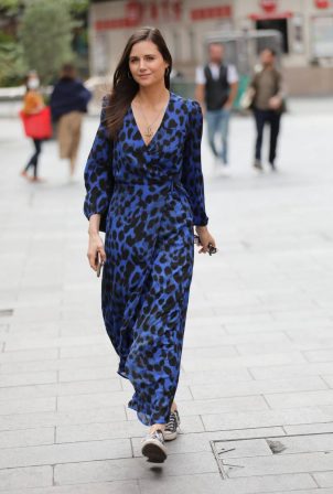 Lilah Parsons - Spotted leaving Heart Radio in London