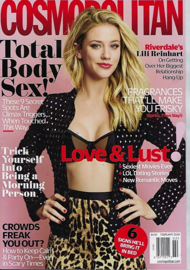 Lili Reinhart - Cosmopolitan Magazine Cover (February 2018)