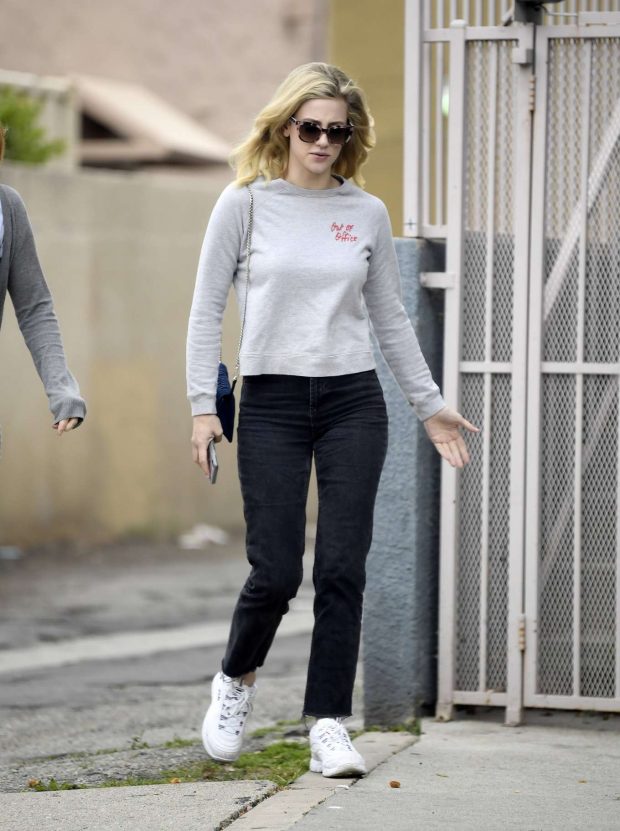 Lili Reinhart - Leaving an office building in West Hollywood