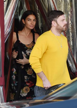Lily Aldridge and Caleb Followill out in Los Angeles