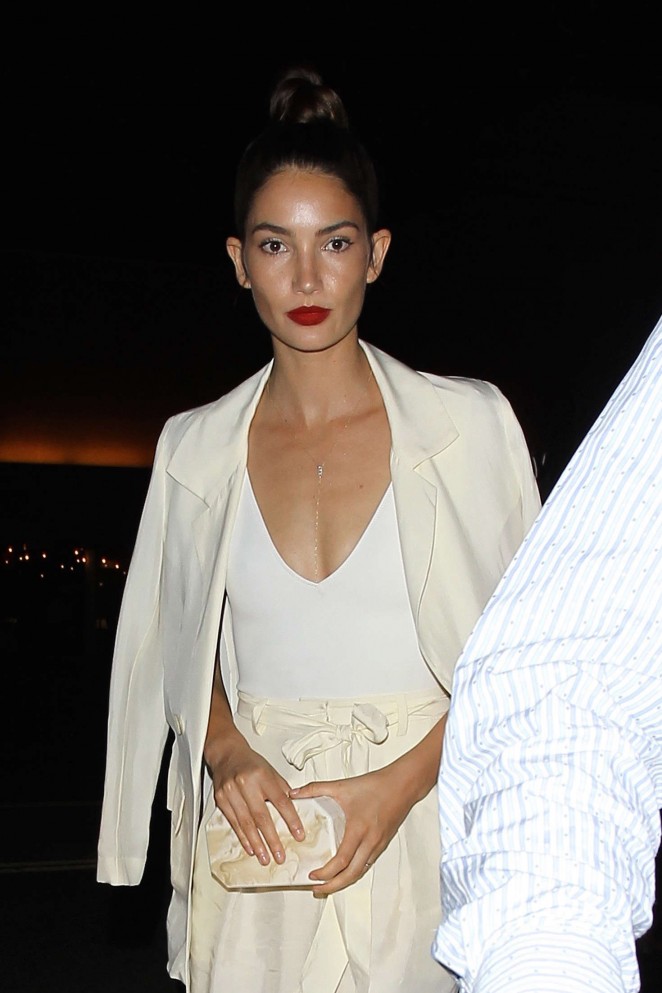 Lily Aldridge at The Nice Guy in West Hollywood