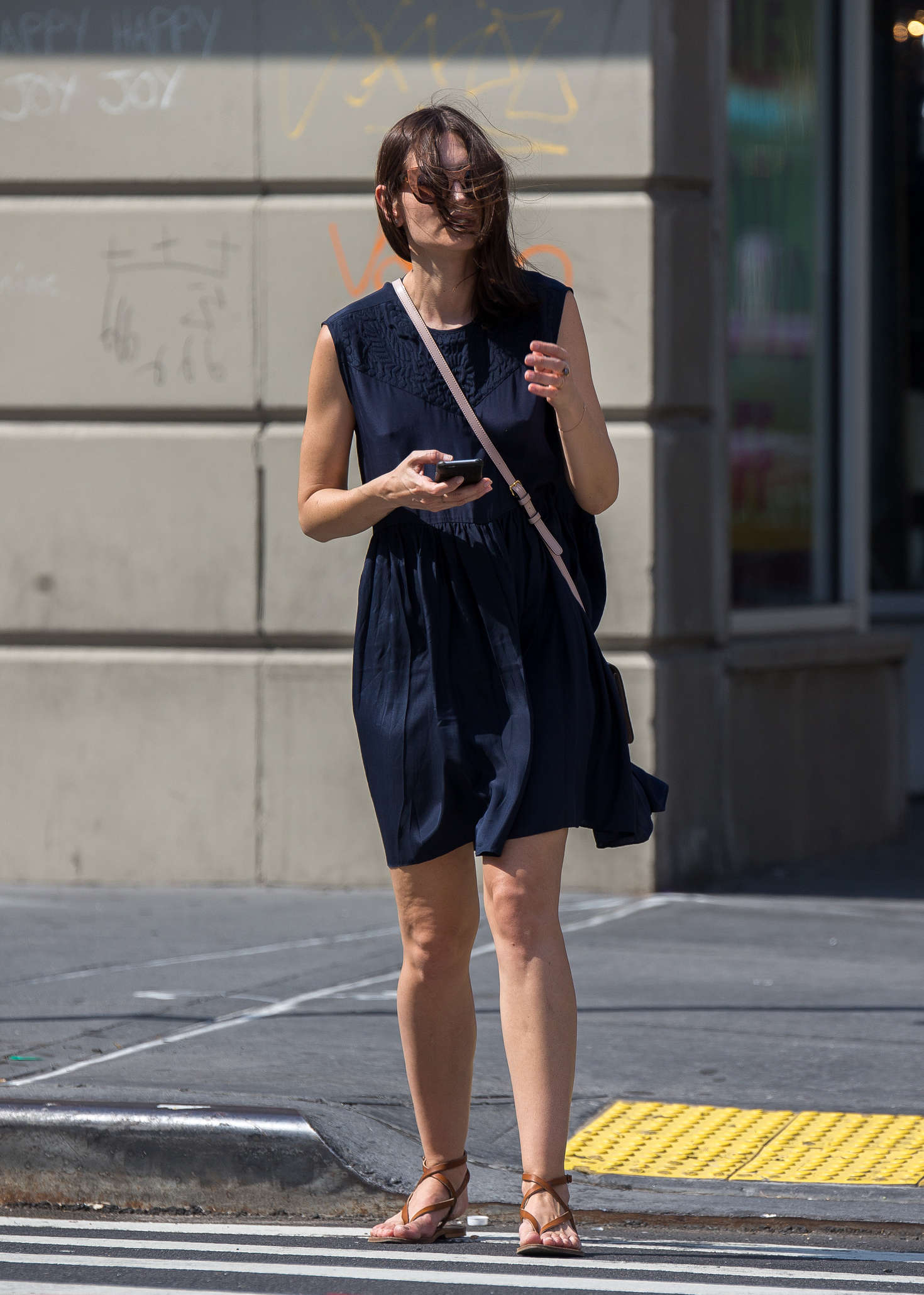 Lily Aldridge in Mini Dress out in New York – GotCeleb
