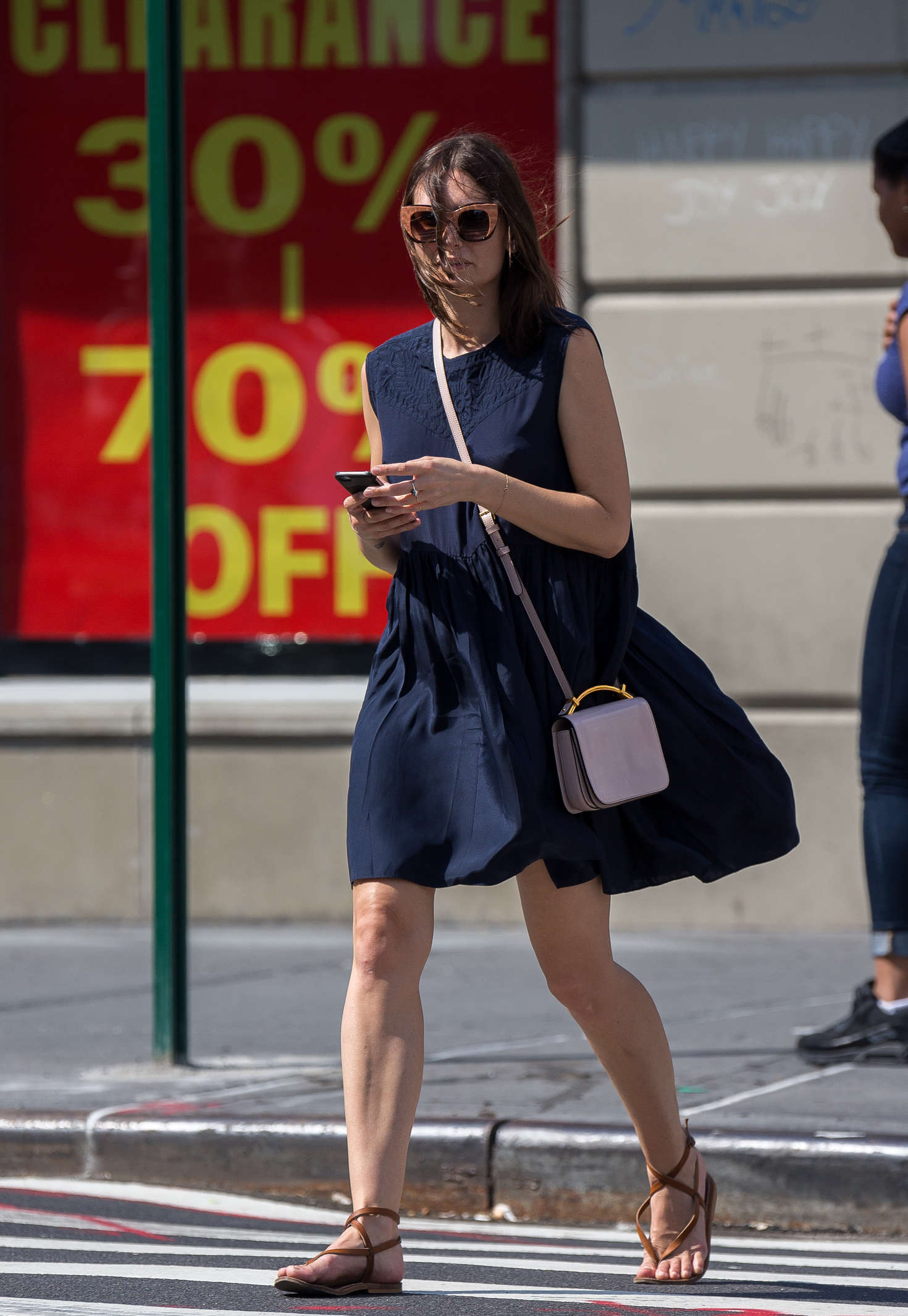 Lily Aldridge in Mini Dress -16 | GotCeleb