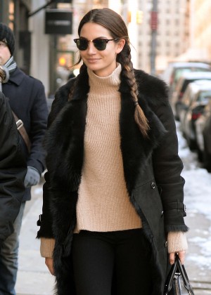 Lily Aldridge - Out for lunch in NYC