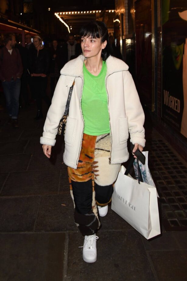 Lily Allen - Appearing on the West End theatre production of 2:22 A Ghost Story in London